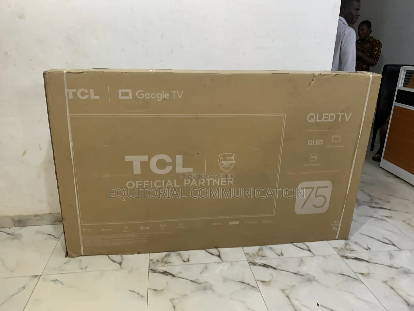 TCL 75" Google Tv Qled: Share From Ios Devices Easily