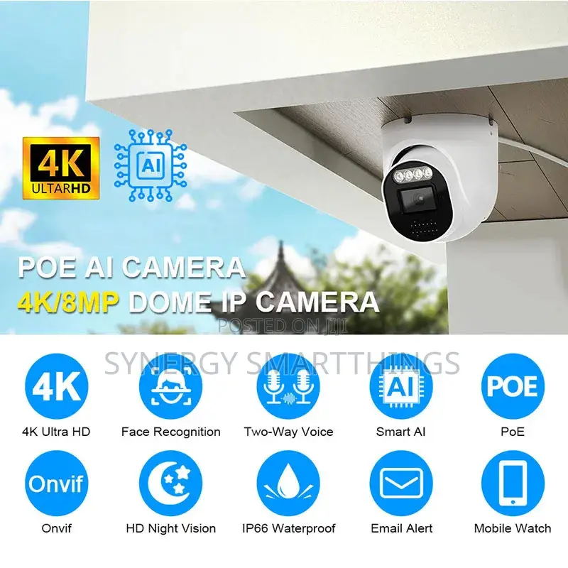 Tuya Smart 5mp Poe Dome Indoor Camera