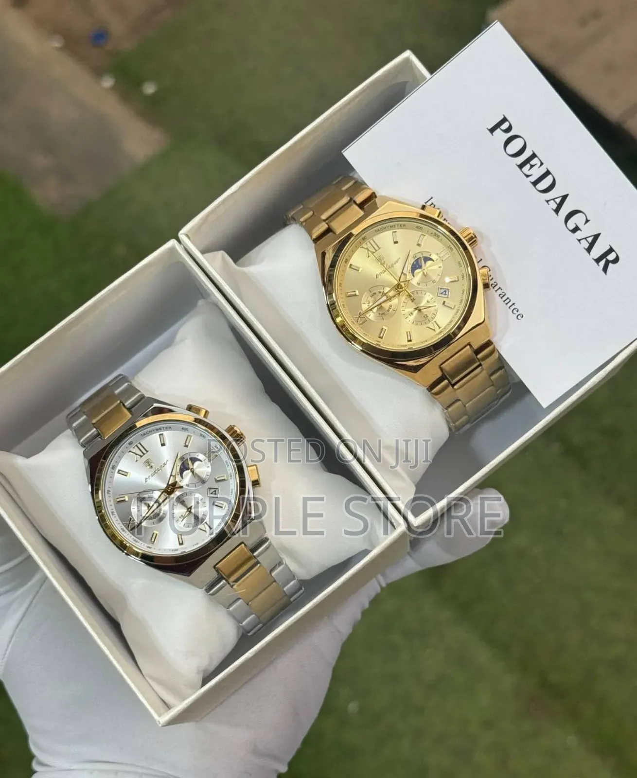 Poedagar Steel Functuonal Chronograph Watch For Men