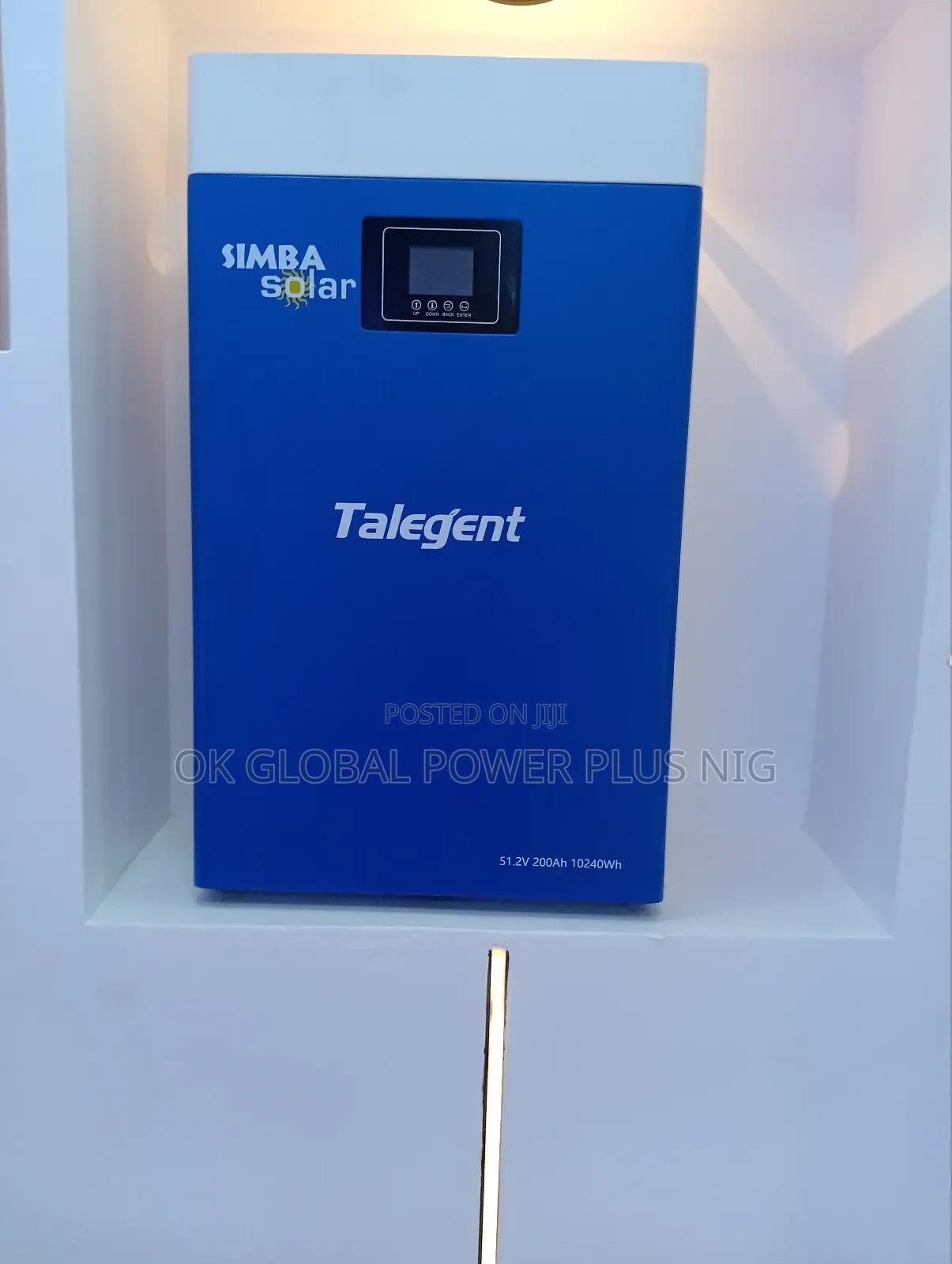 Talegent 10.24kwh Lithium-Ion (200ah) Wall Mount Battery