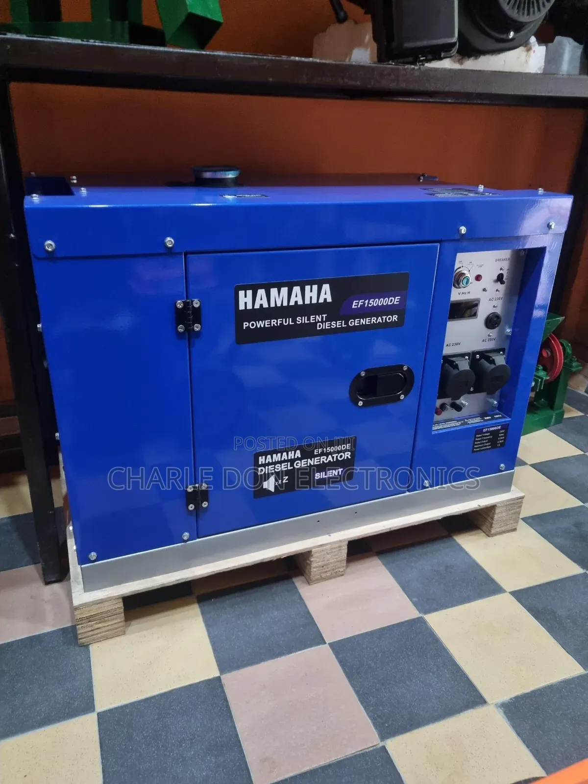 A Double Face Yamaha 15000 Sound Proof Generator