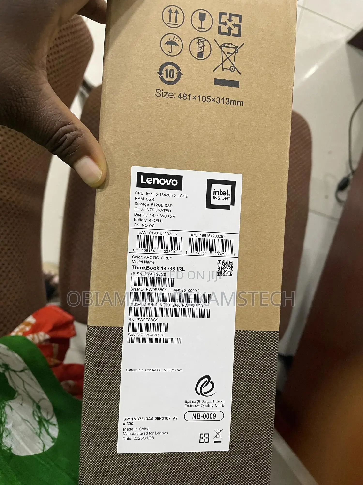 New Laptop Lenovo Thinkbook 14 8GB Intel Core Ultra 5 SSD 512GB