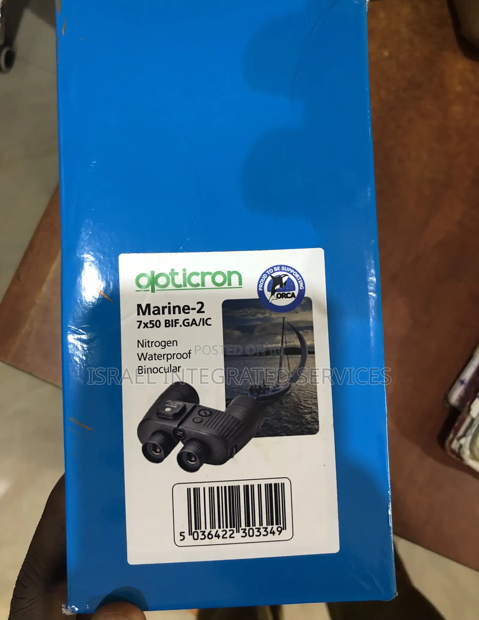 Opticron 7x50 Marine-2 Binoculars With Illuminated Compass
