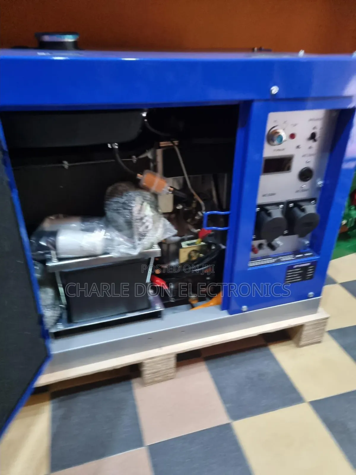 A Original 12kva Yamaha Diseal Sound Proof Generator