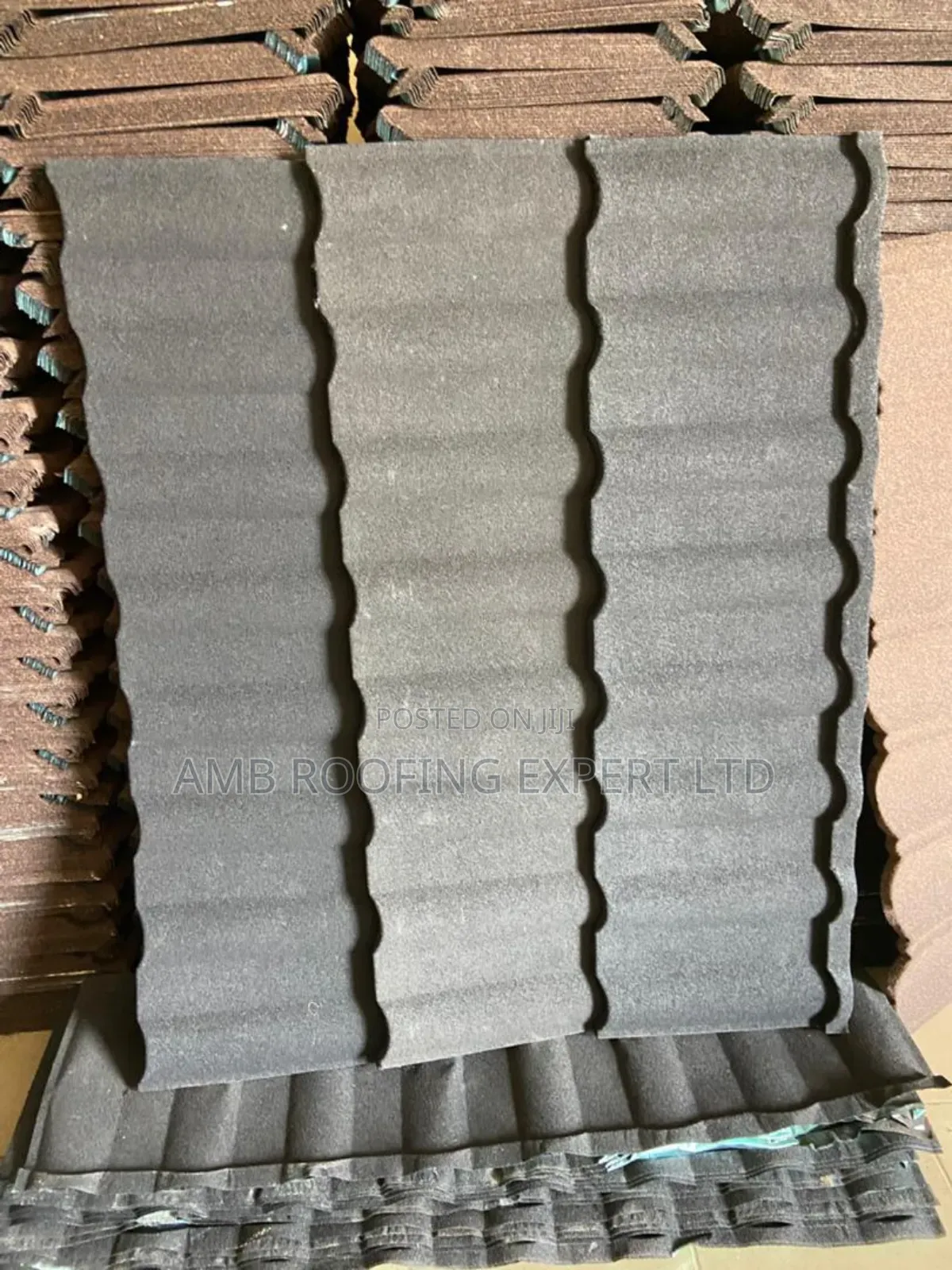 Black Milano Roofingtiles 0.55 Thickness 50 Years Warranty
