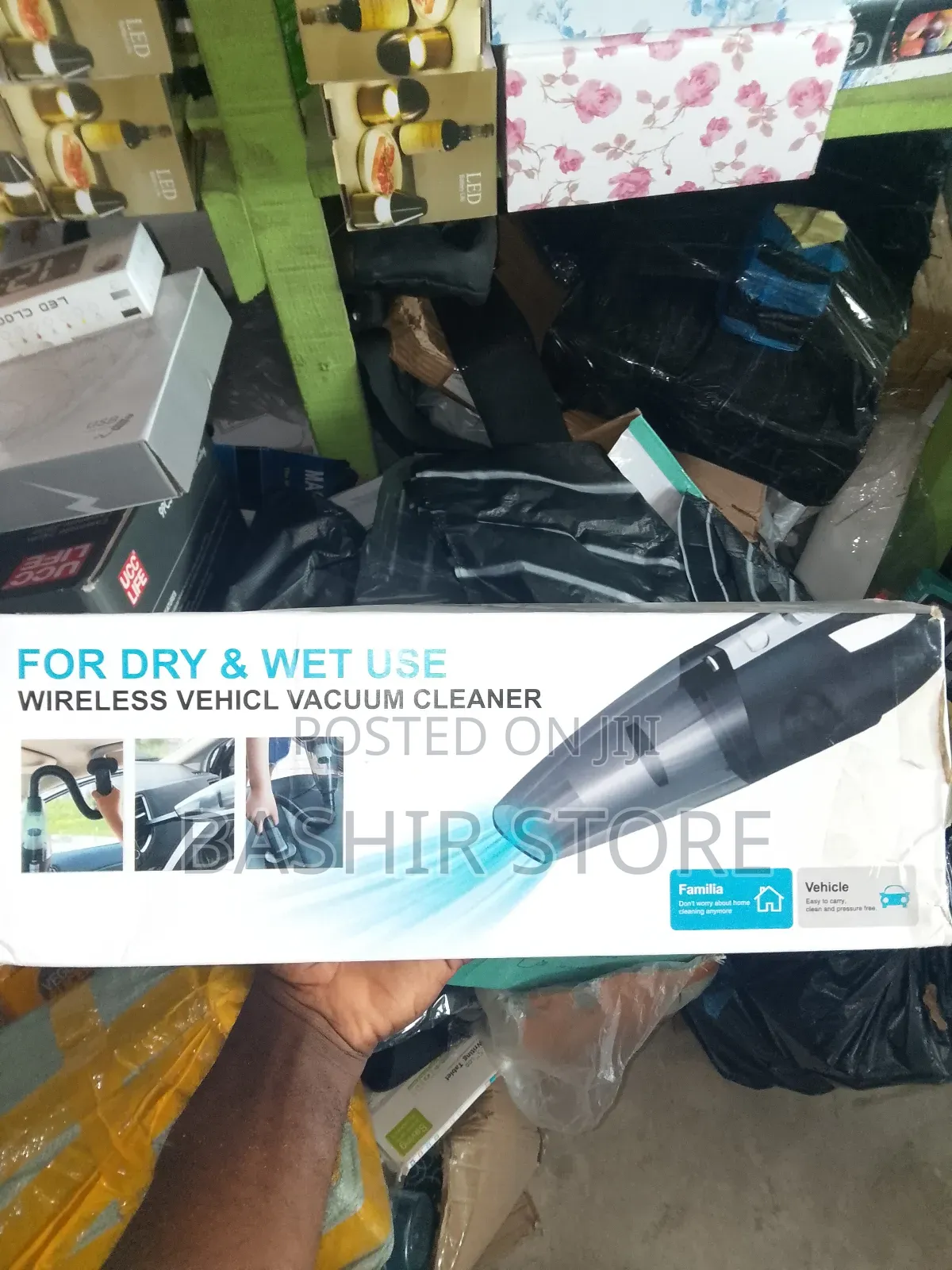 Wireless Handheld Vacuum Cleaner for Dry and Wet Use