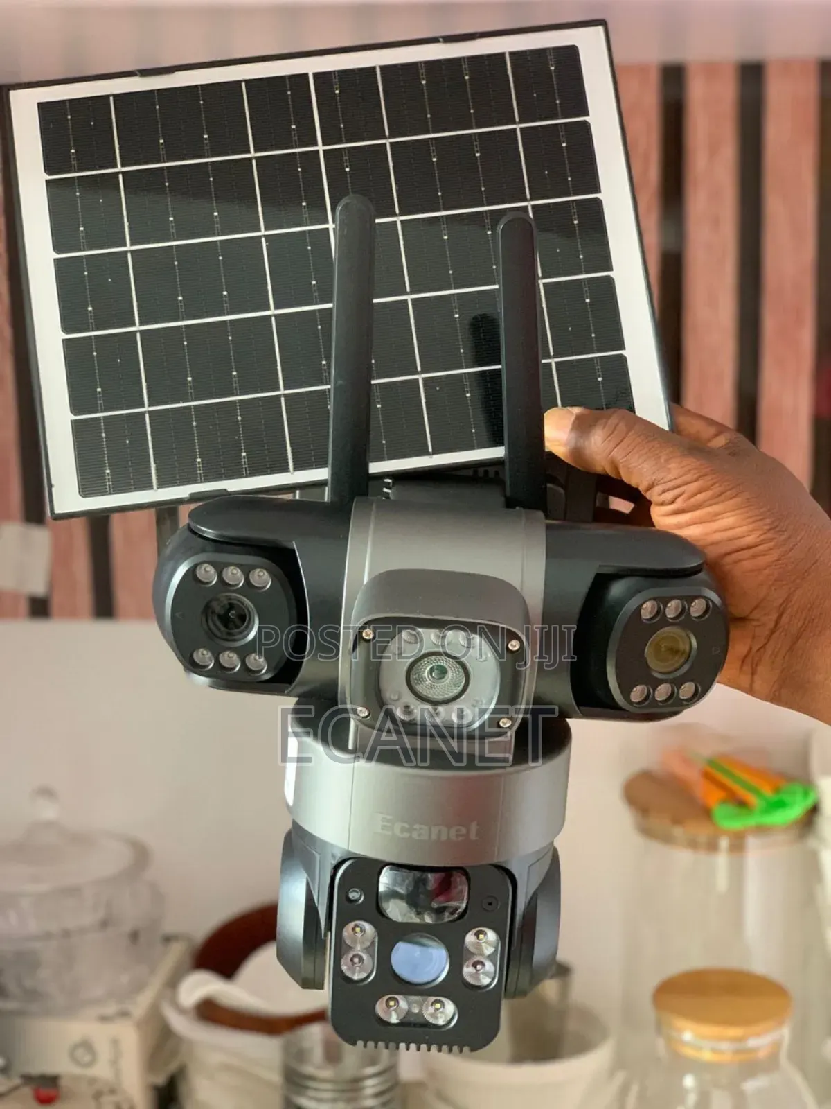 3 Lens Eseecloud 4g Solar CCTV Camera