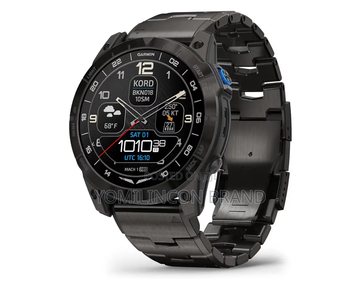 Garmin Mach 1 Pro Smartwatch With GPS Moving Map