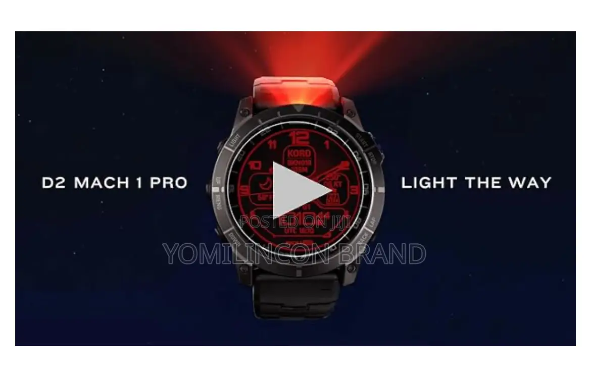 Garmin Mach 1 Pro Smartwatch With GPS Moving Map