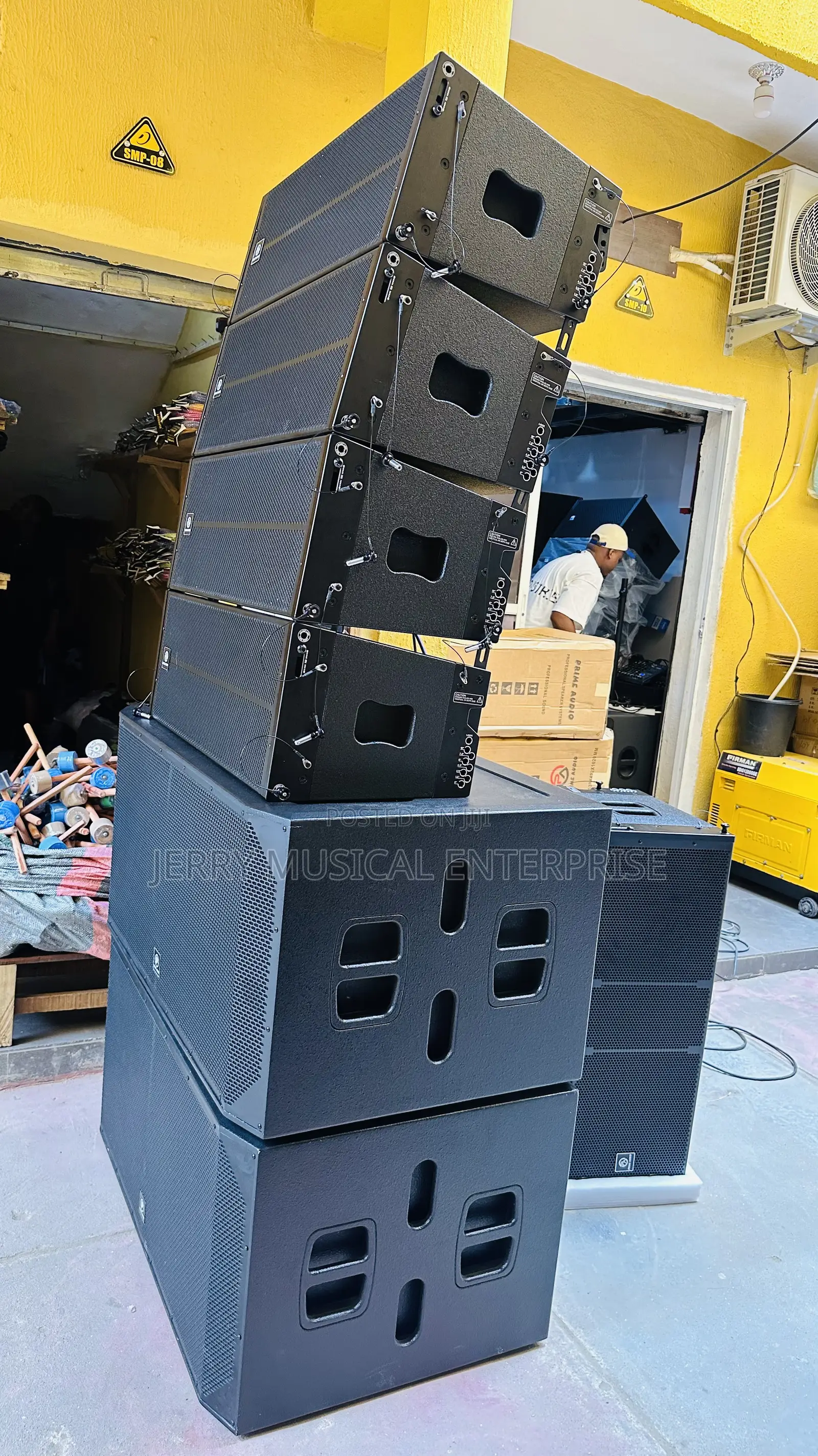 12inches Line Arrey Professional Speakers With Double Subwoofer