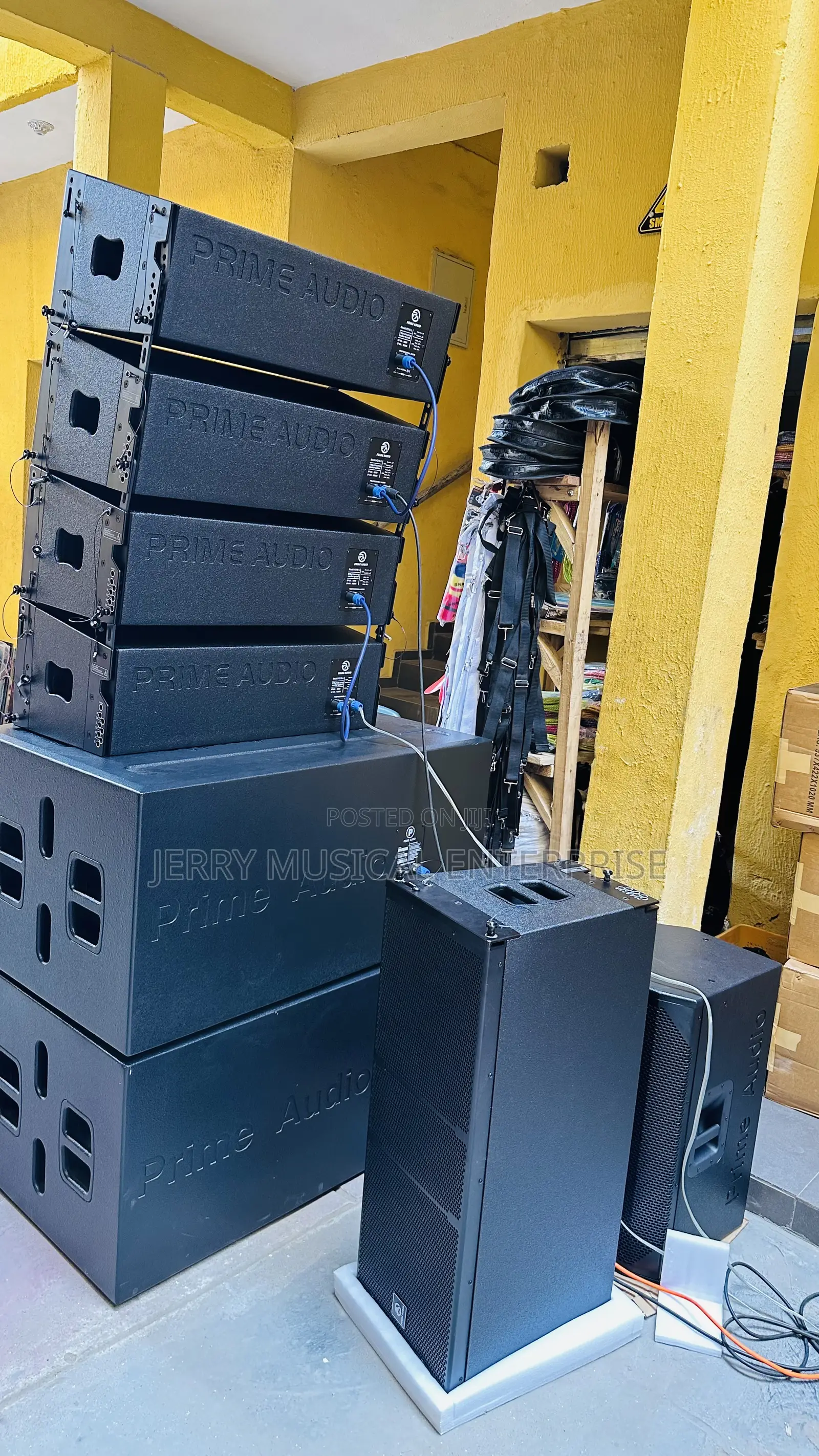 12inches Line Arrey Professional Speakers With Double Subwoofer
