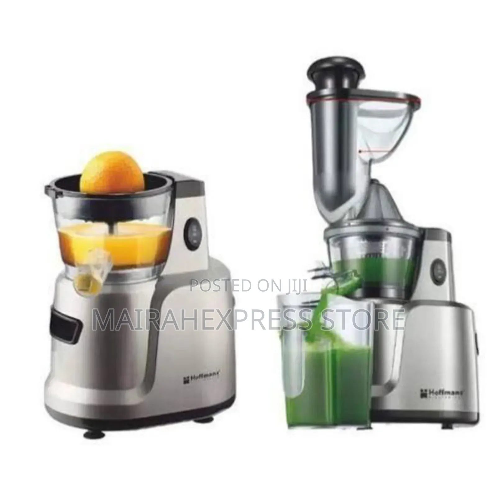 Hoffmans 2-in-1 Vertical Slow Juicer - 280w. Citrus Fruit (2st7)