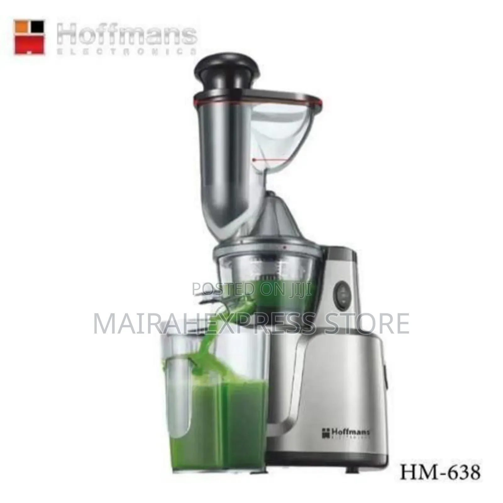Hoffmans 2-in-1 Vertical Slow Juicer - 280w. Citrus Fruit (2st7)