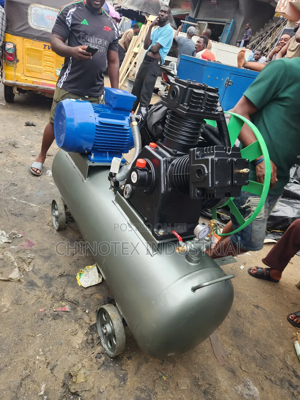 10hp High Pressure Air Compressor 300 Liter Tank, 30bar