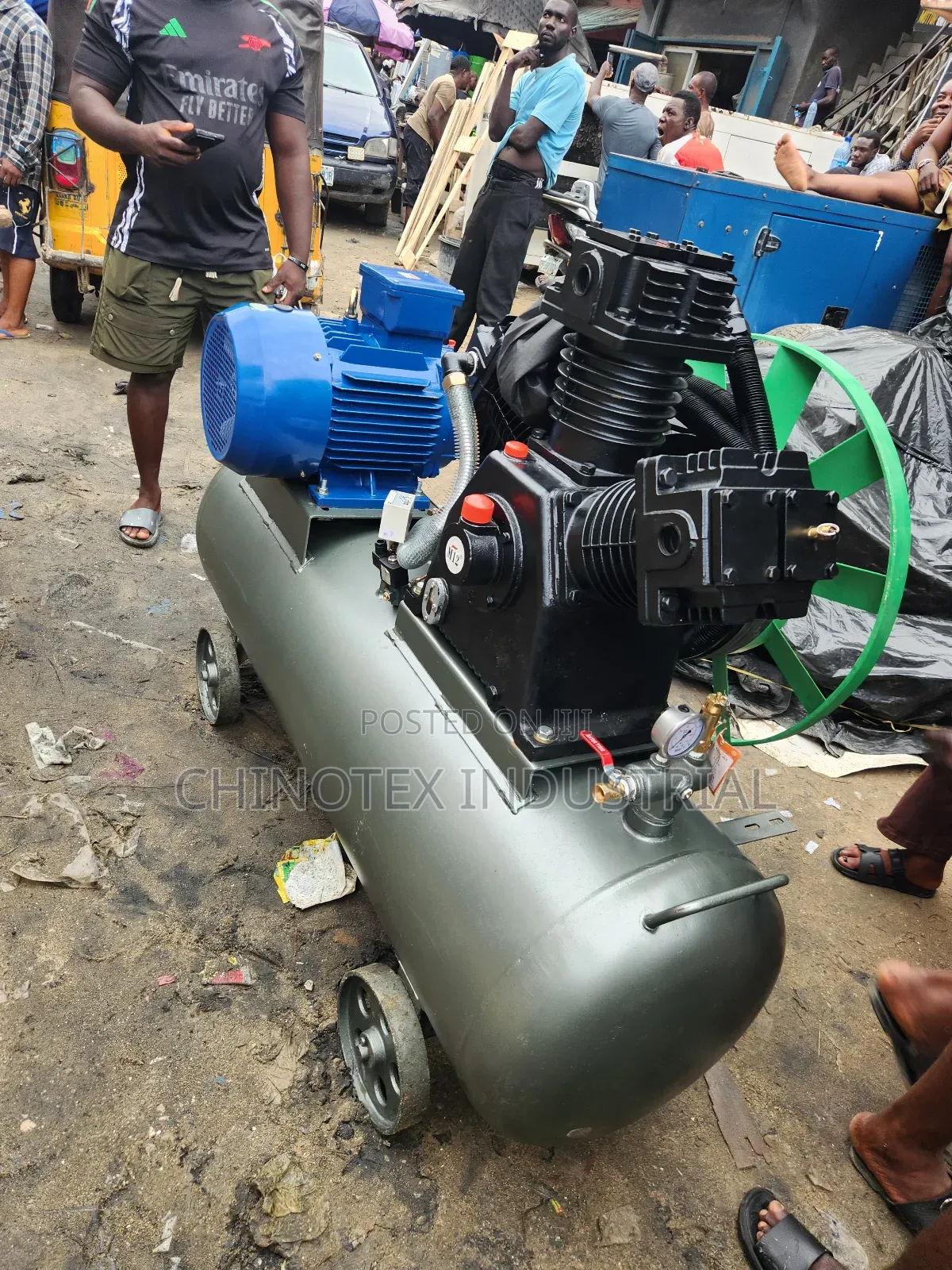 10hp High Pressure Air Compressor 300 Liter Tank, 30bar