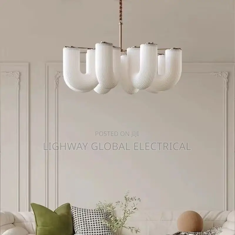 Luxury Nordic Vintage Glass Chandelier