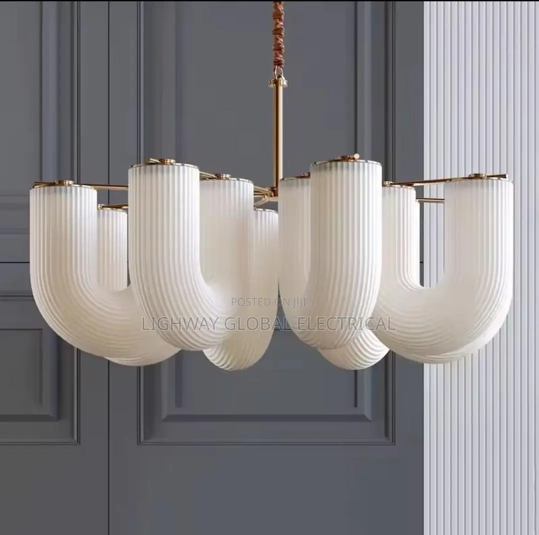 Luxury Nordic Vintage Glass Chandelier