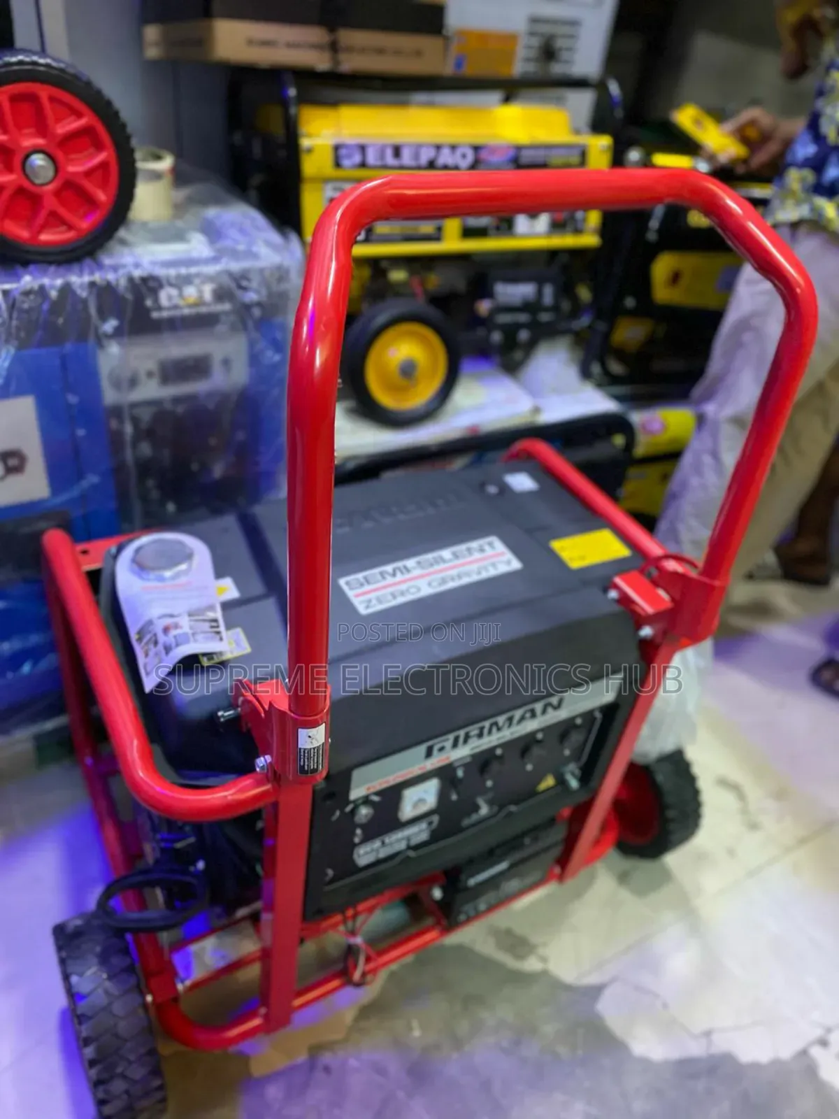 Original Eco12990es 10kva Firman Petrol Generator (Black and Red)