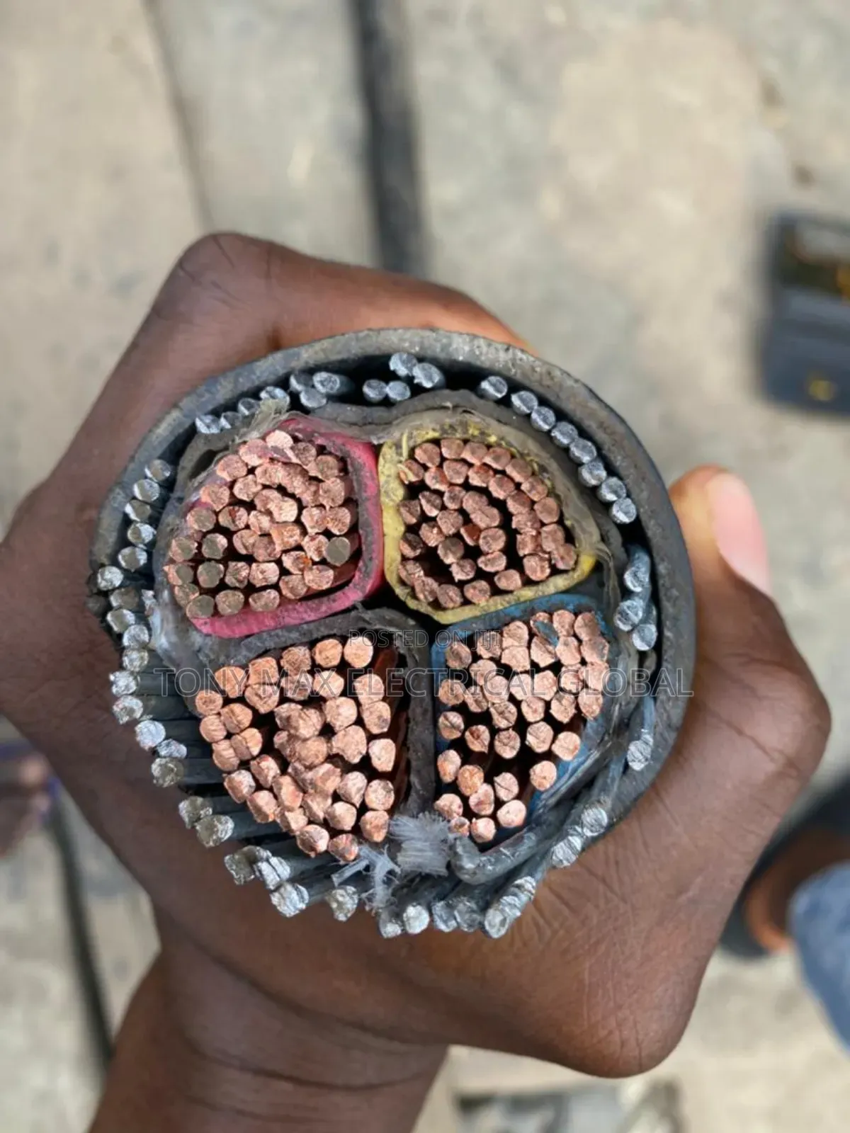 50mm 4core Armoured Cable Full Gauge Coleman