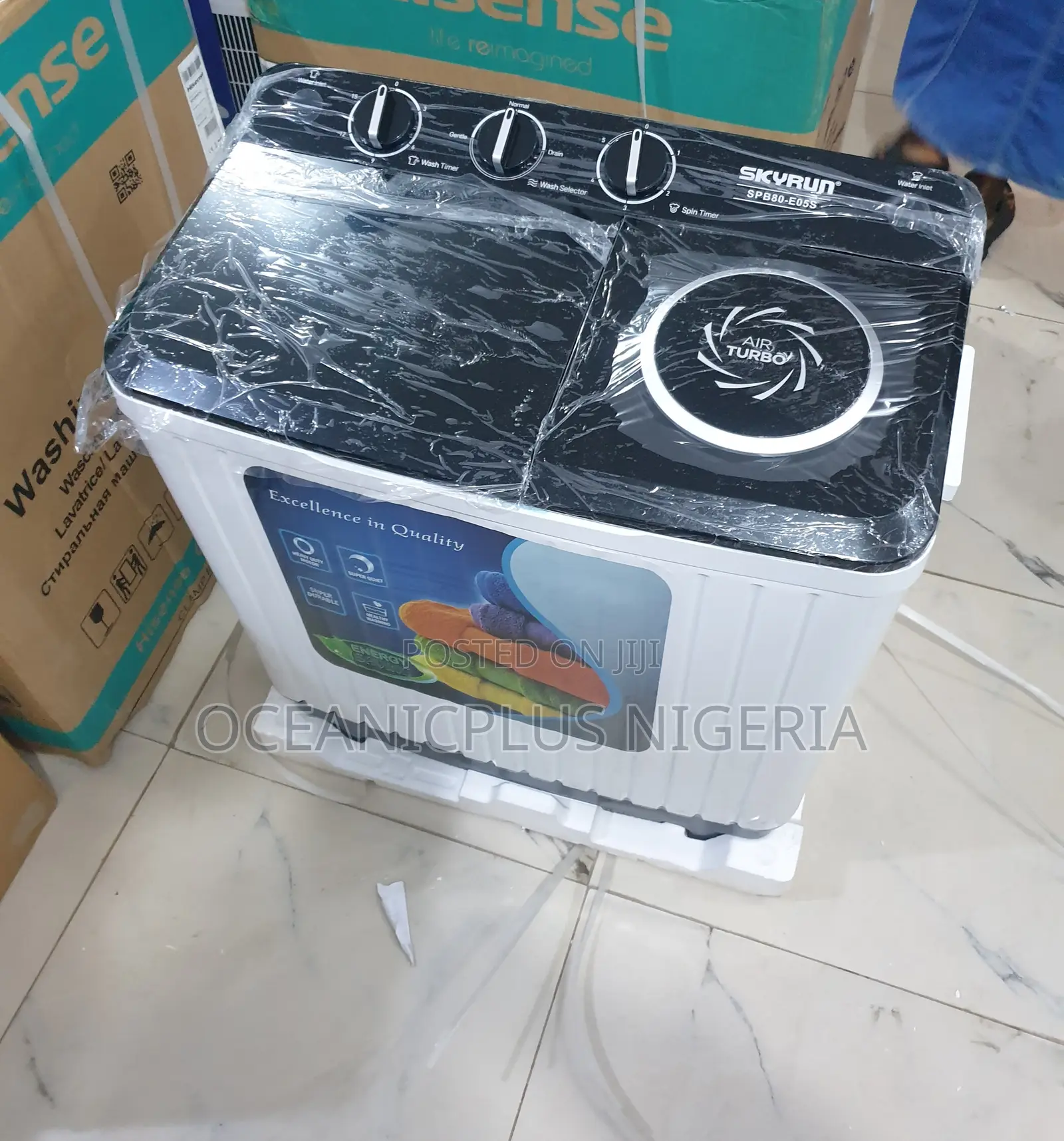 Advanced Skyrun 7kg Twin Tub Washing Machine (Spb80-E05s)