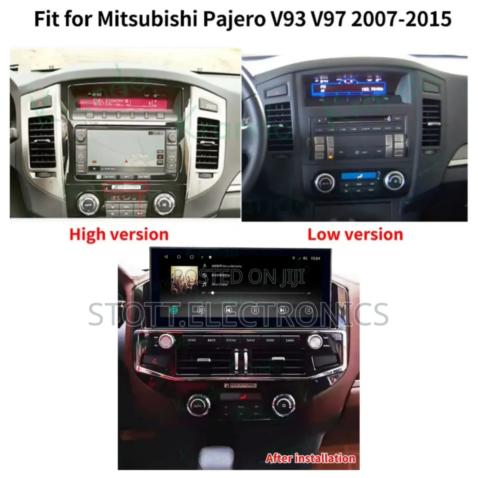 Mitsubishi Pajero V93 V97 2007-2021 Car Stereo Navigation