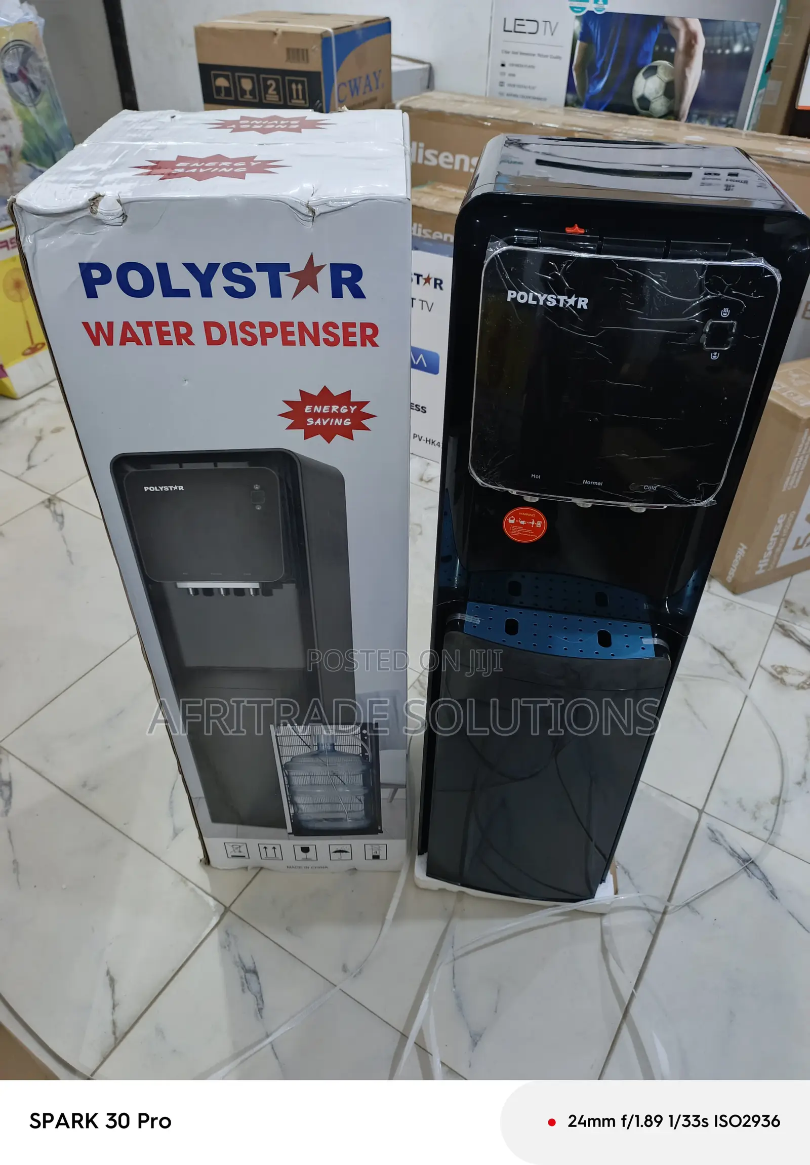 Polystar Pv-R6jx-5blk Hot Cold Water Dispenser