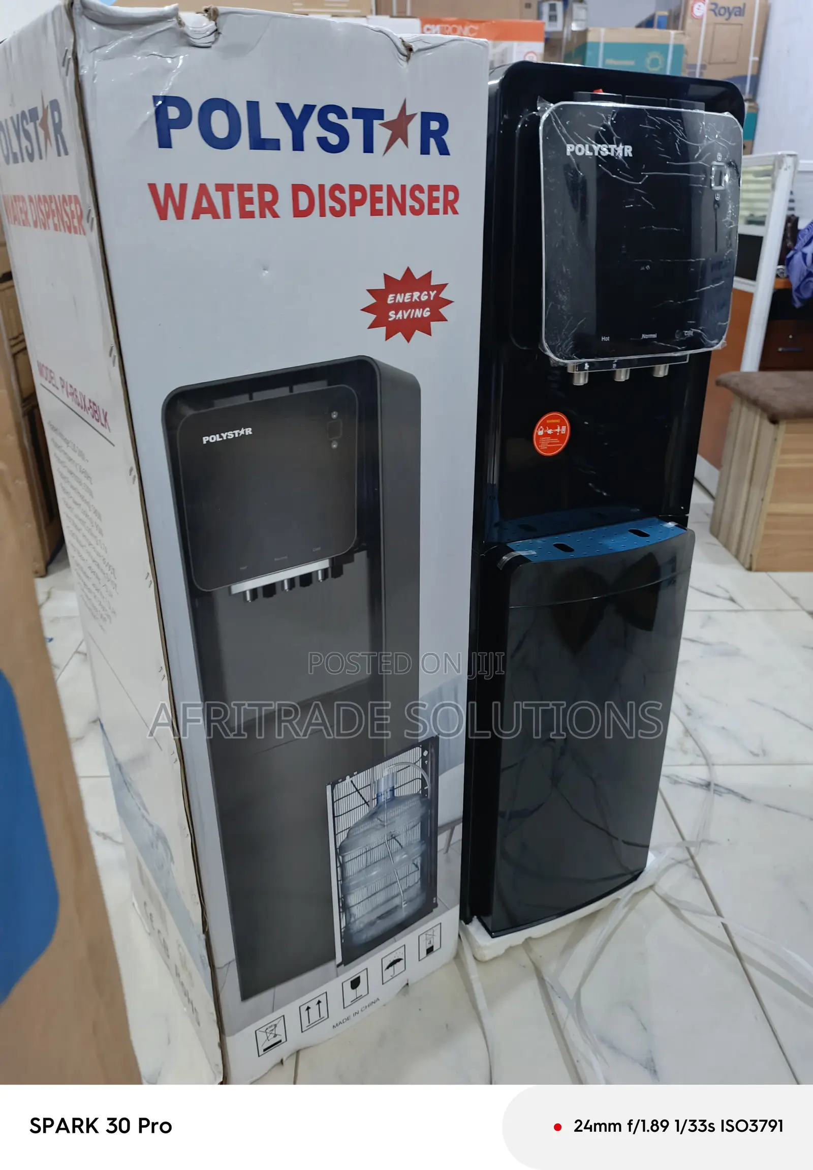 Polystar Pv-R6jx-5blk Dispenser With Cooling Cabinet