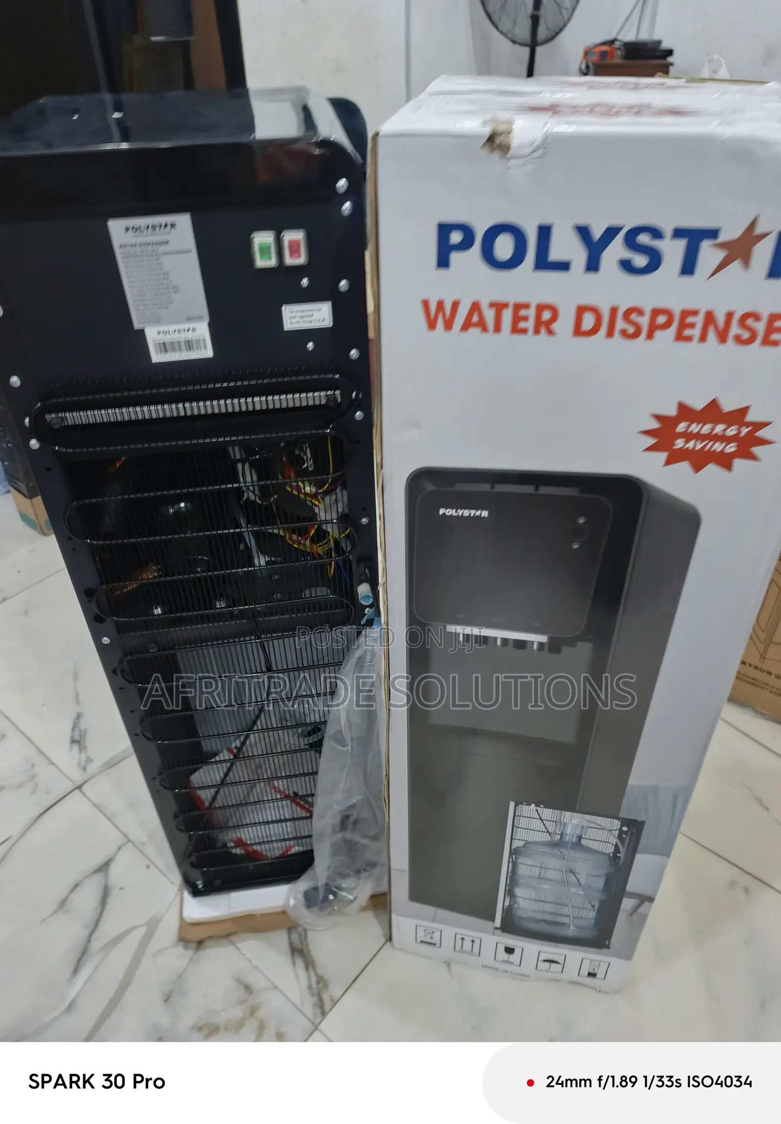 Polystar Pv-R6jx-5blk Water Dispenser With Storage