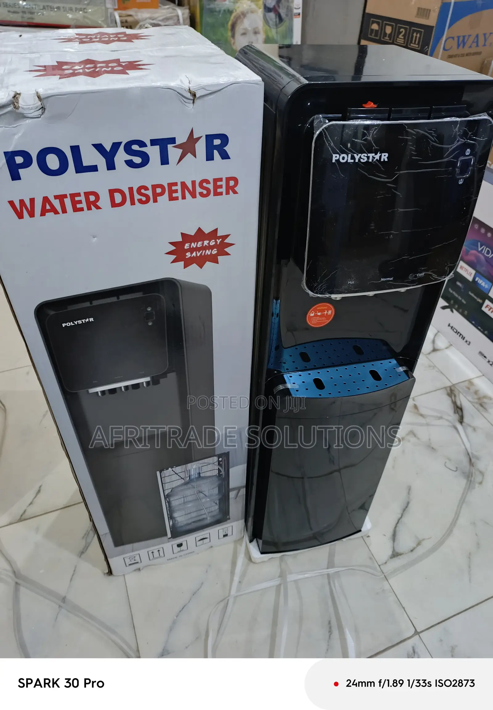 Polystar Pv-R6jx-5blk Hot Cold Water Coolerv