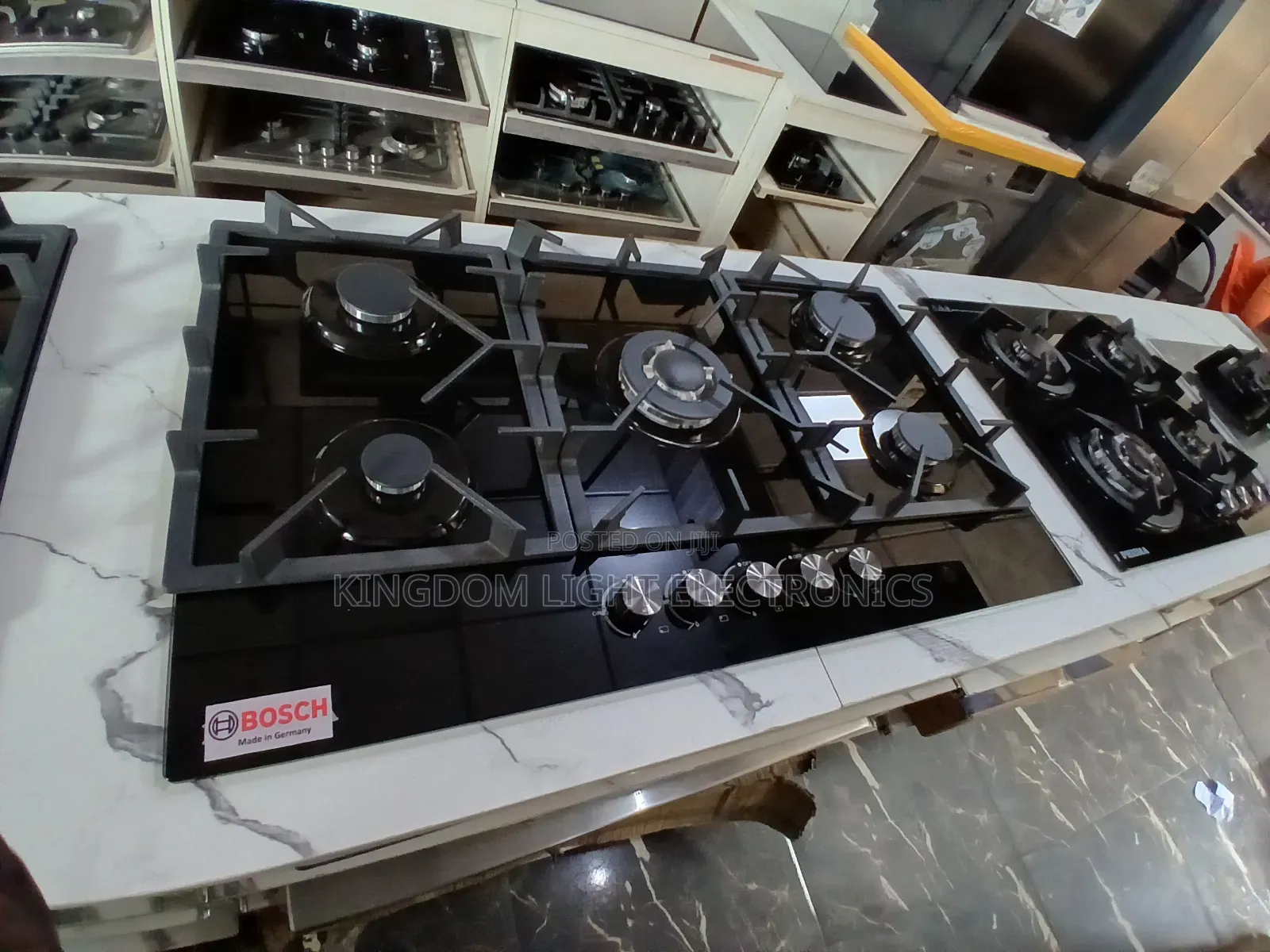 Original Bosch Inbuilt 5 Burners Gas Cooker 60x90cm 100% Copper.