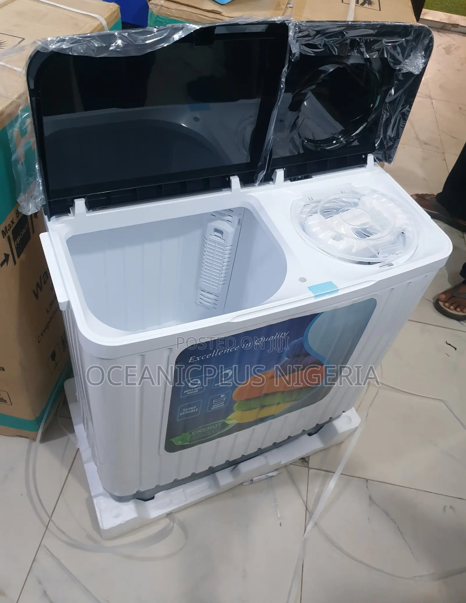 Skyrun 7kg Twin Tub Space Saving Washing Machine (Spb80-E05s)