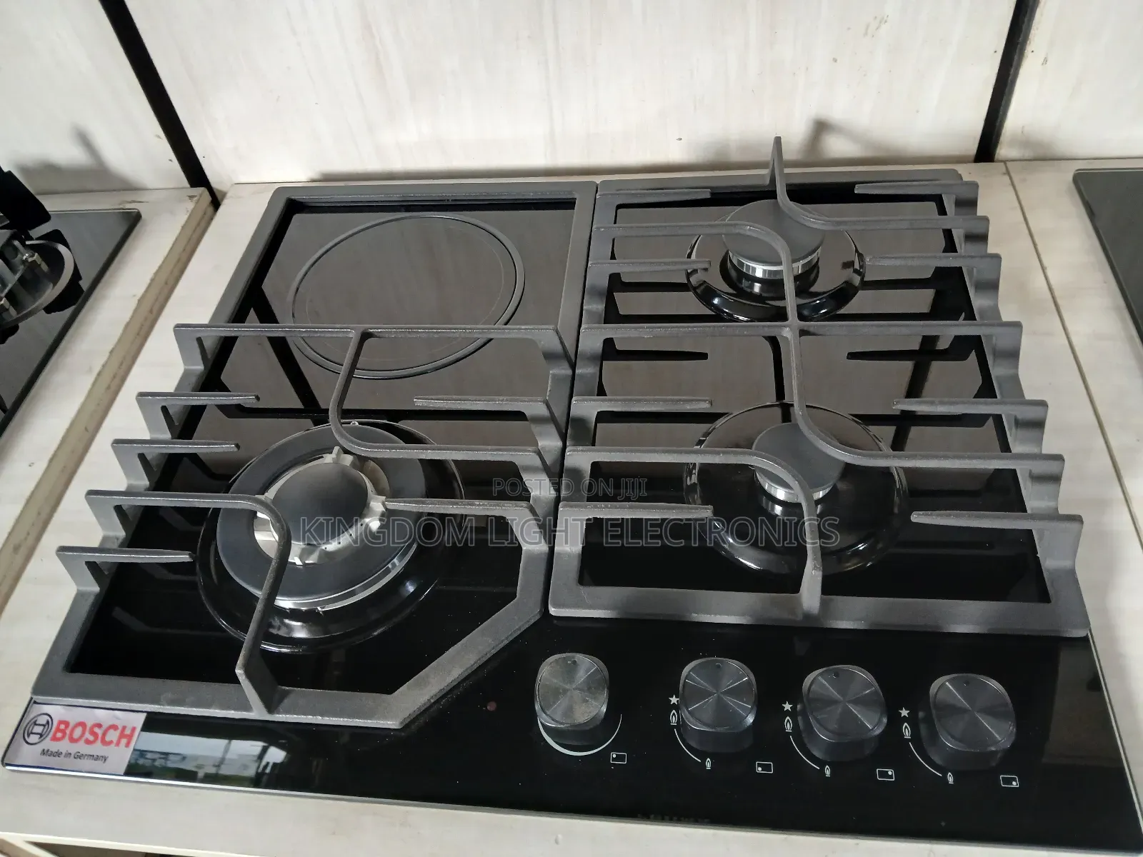 Bosch Luxury Inbuilt 3 Gas 1 Electric Cooker 60x60cm 100% Copper.