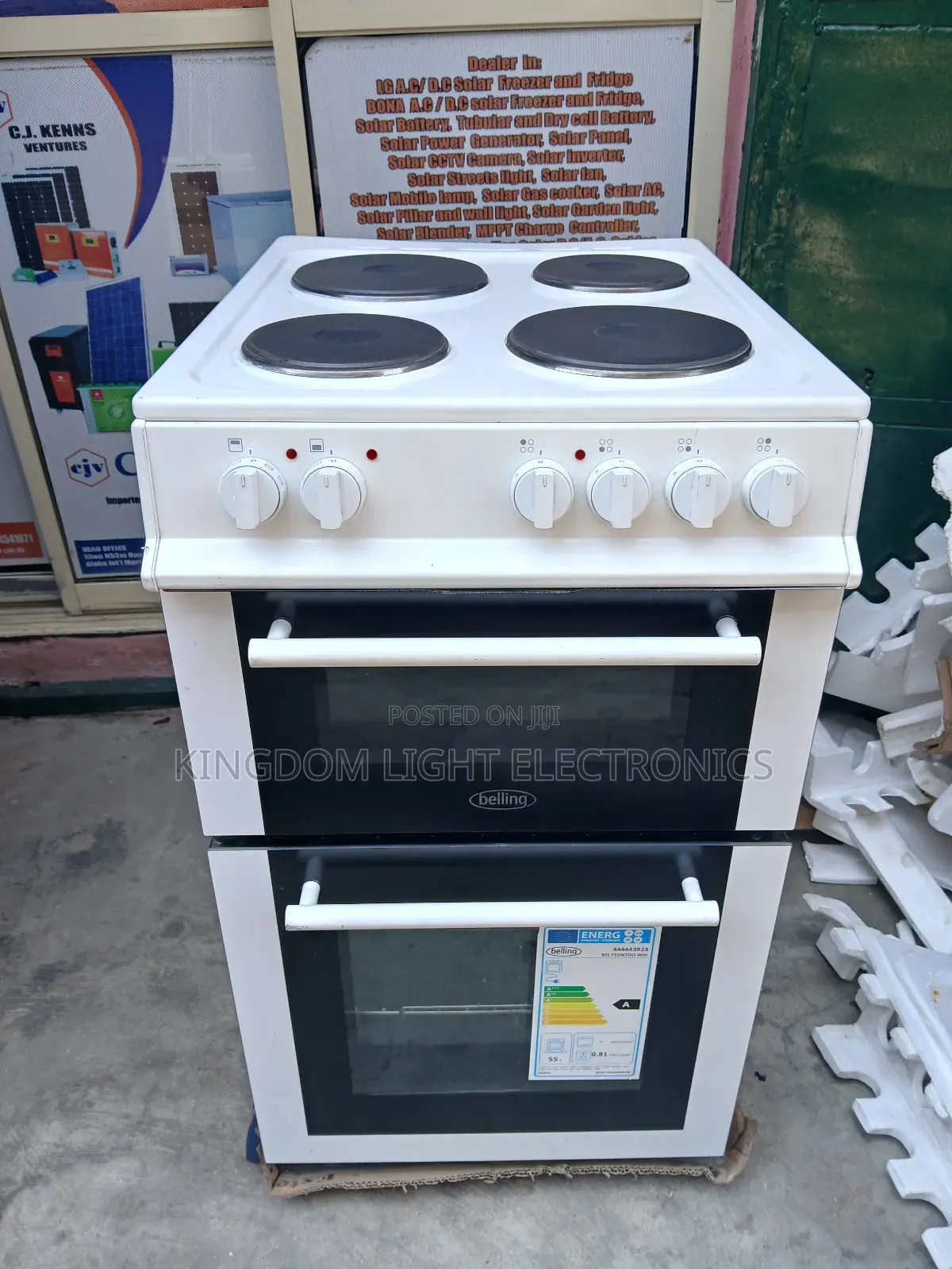 Original Belling 4 All Electric Standing Cooker With Oven Grill 50cm