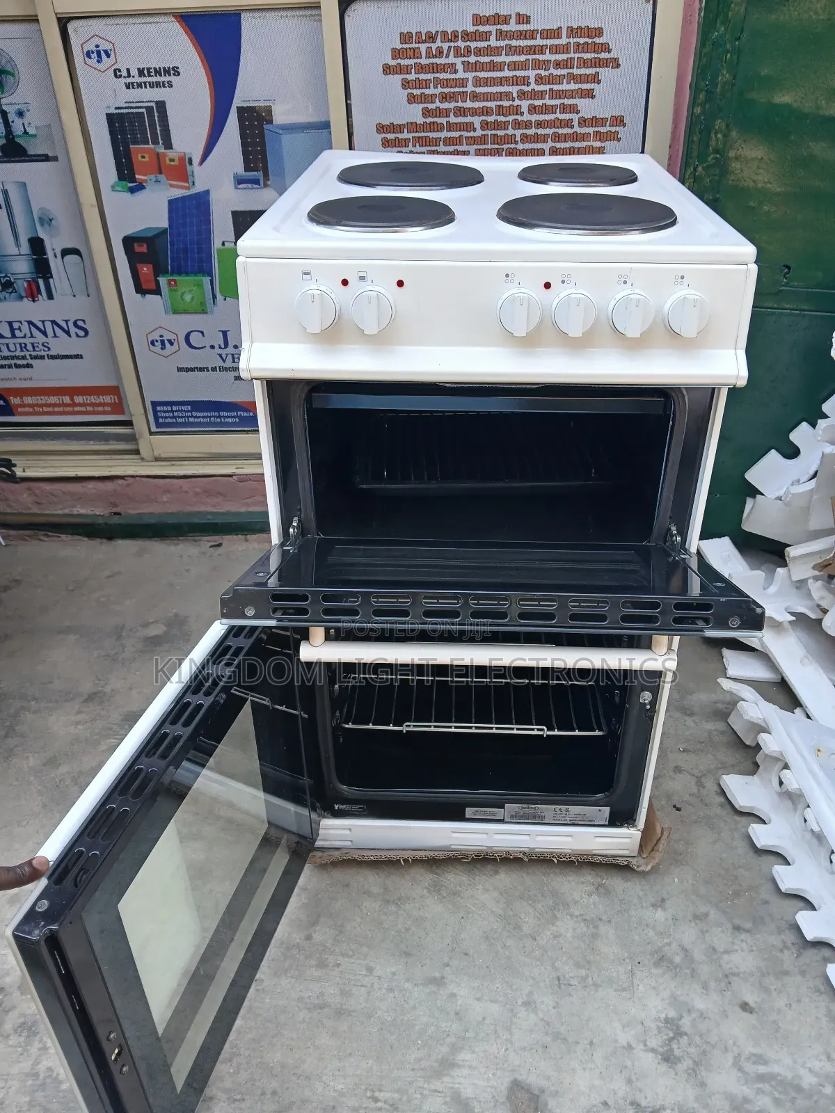 Original Belling 4 All Electric Standing Cooker With Oven Grill 50cm