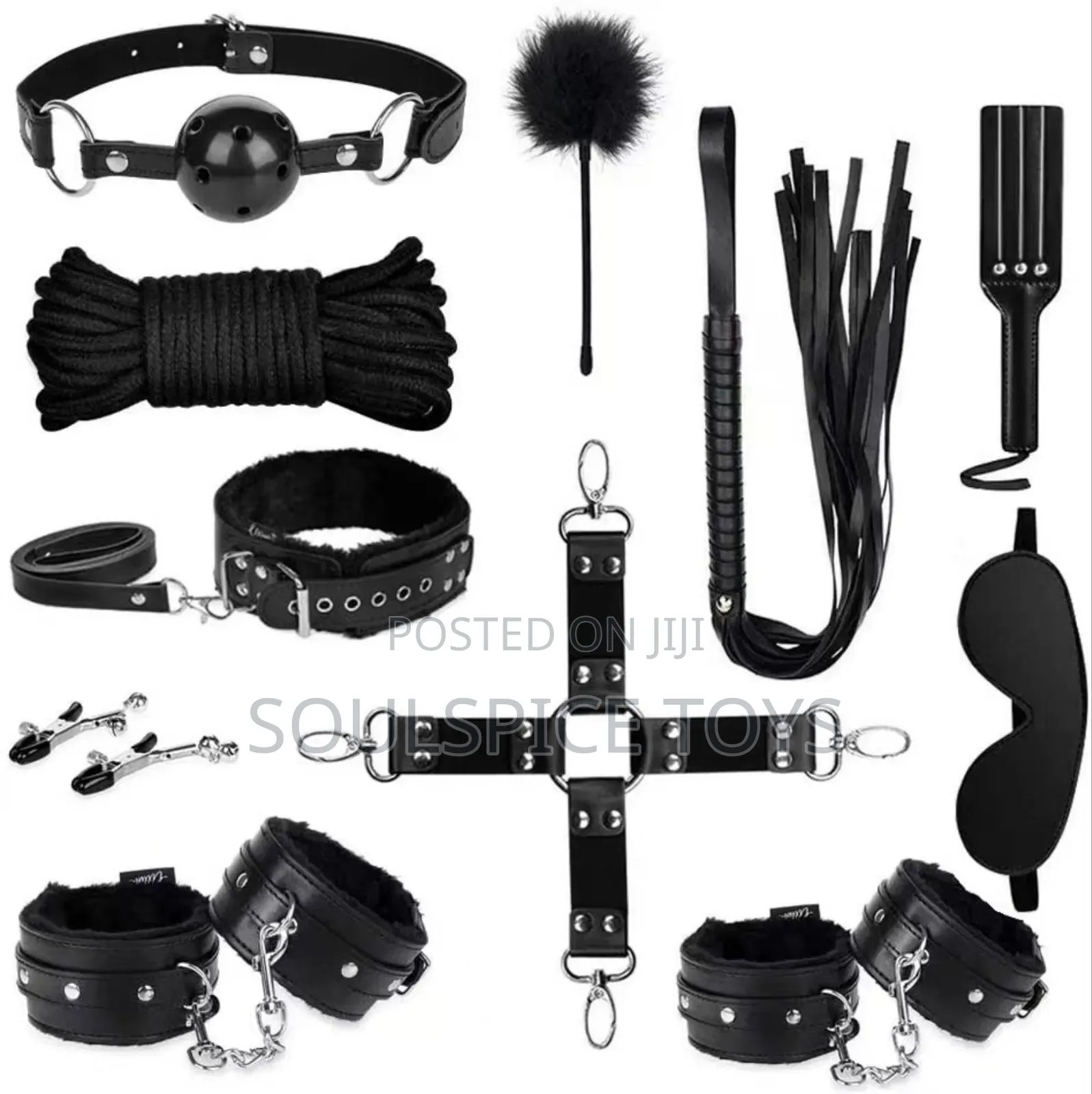 11 Pc BDSM Kit