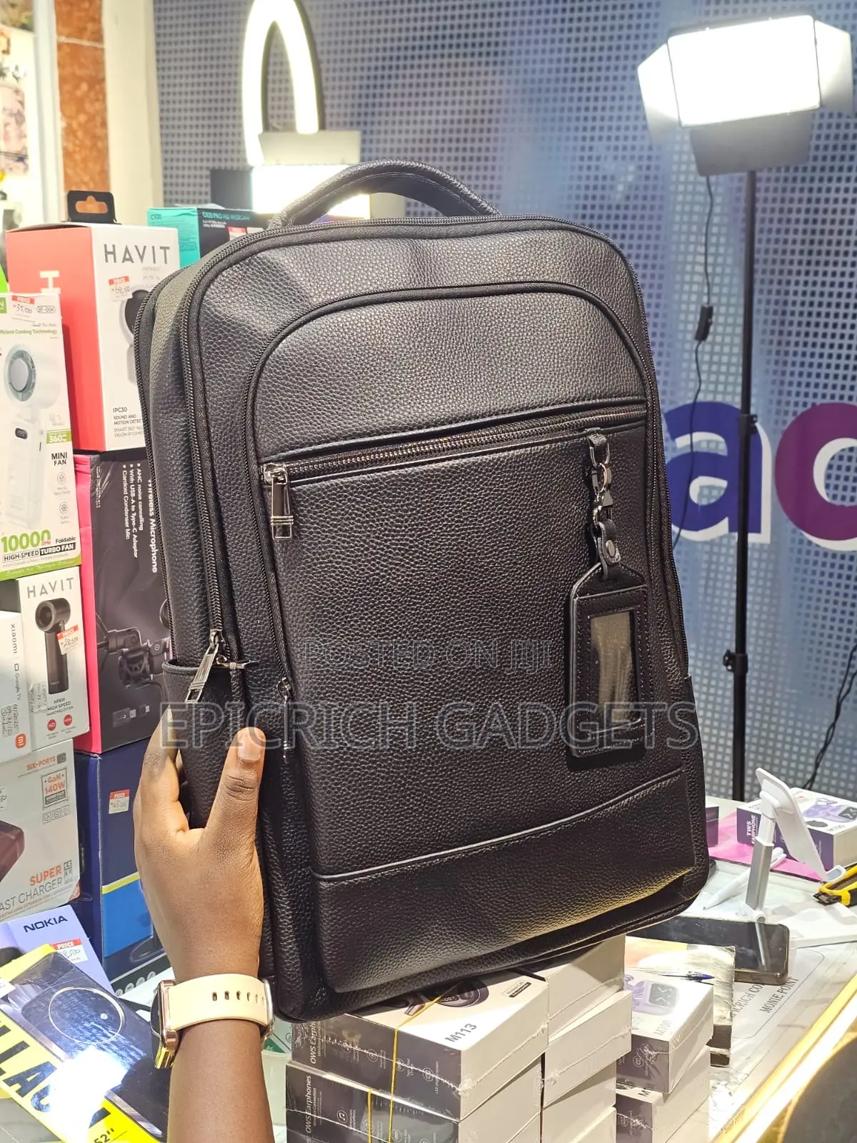 Retro Modern Backpack and Laptop Bag