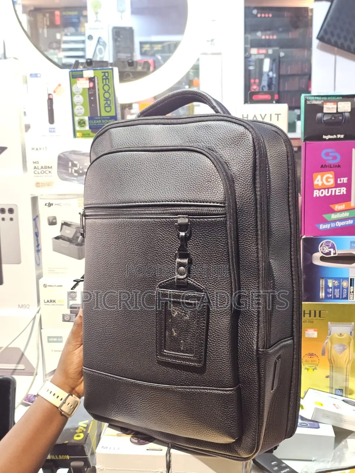 Retro Modern Backpack and Laptop Bag