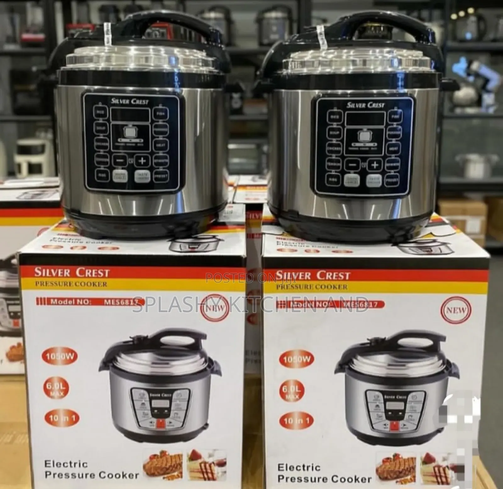 Silver Crest 6l Digital Stainless Steel Electric Pressure Cooker