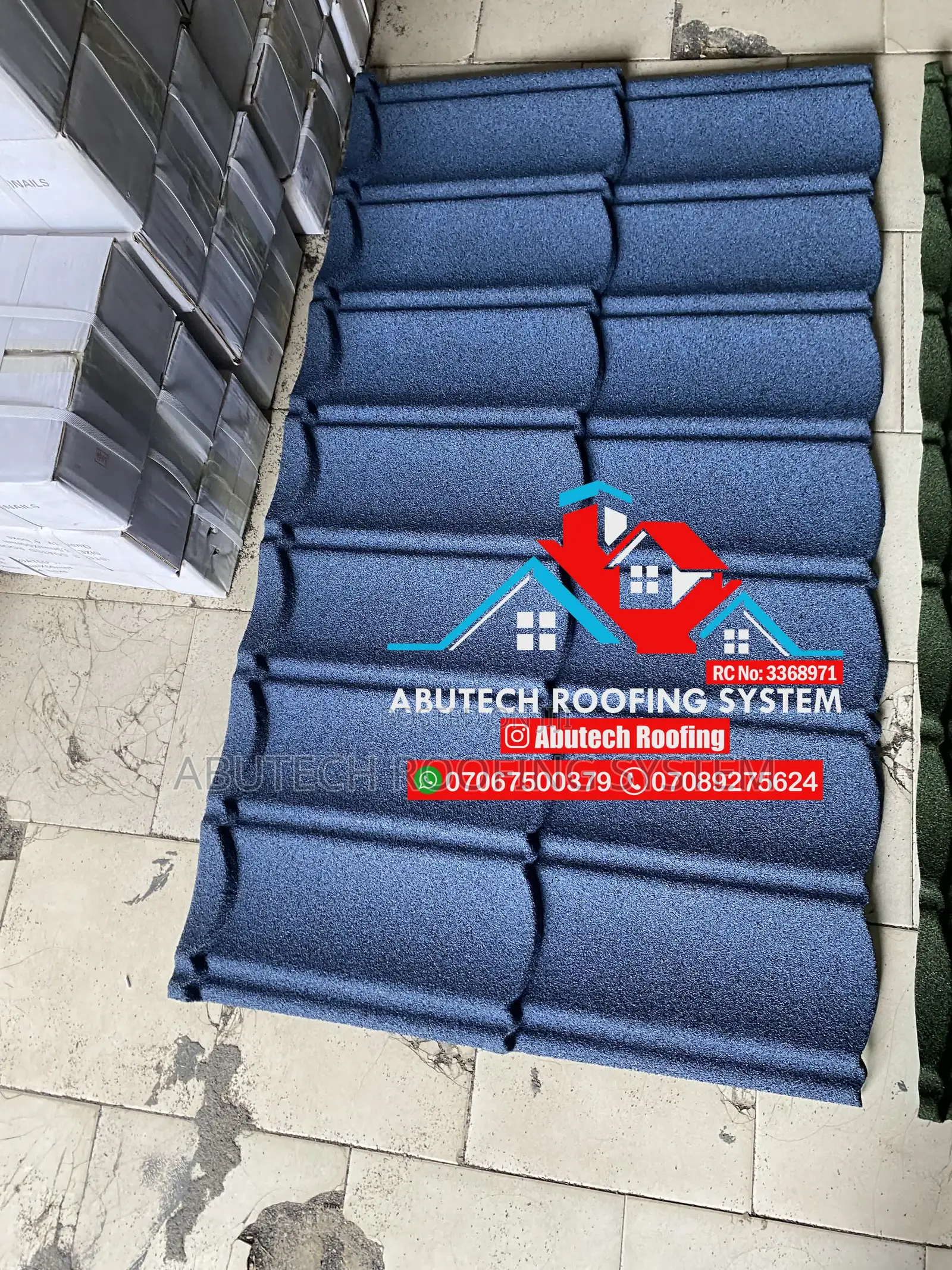 Abutech Navy Blue Bond Newzealand Stone Coated Roofing Sheets