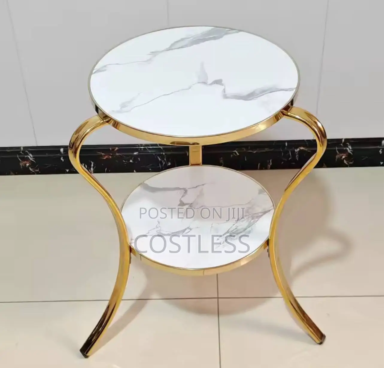 Nordic Luxury Sofa Side Table