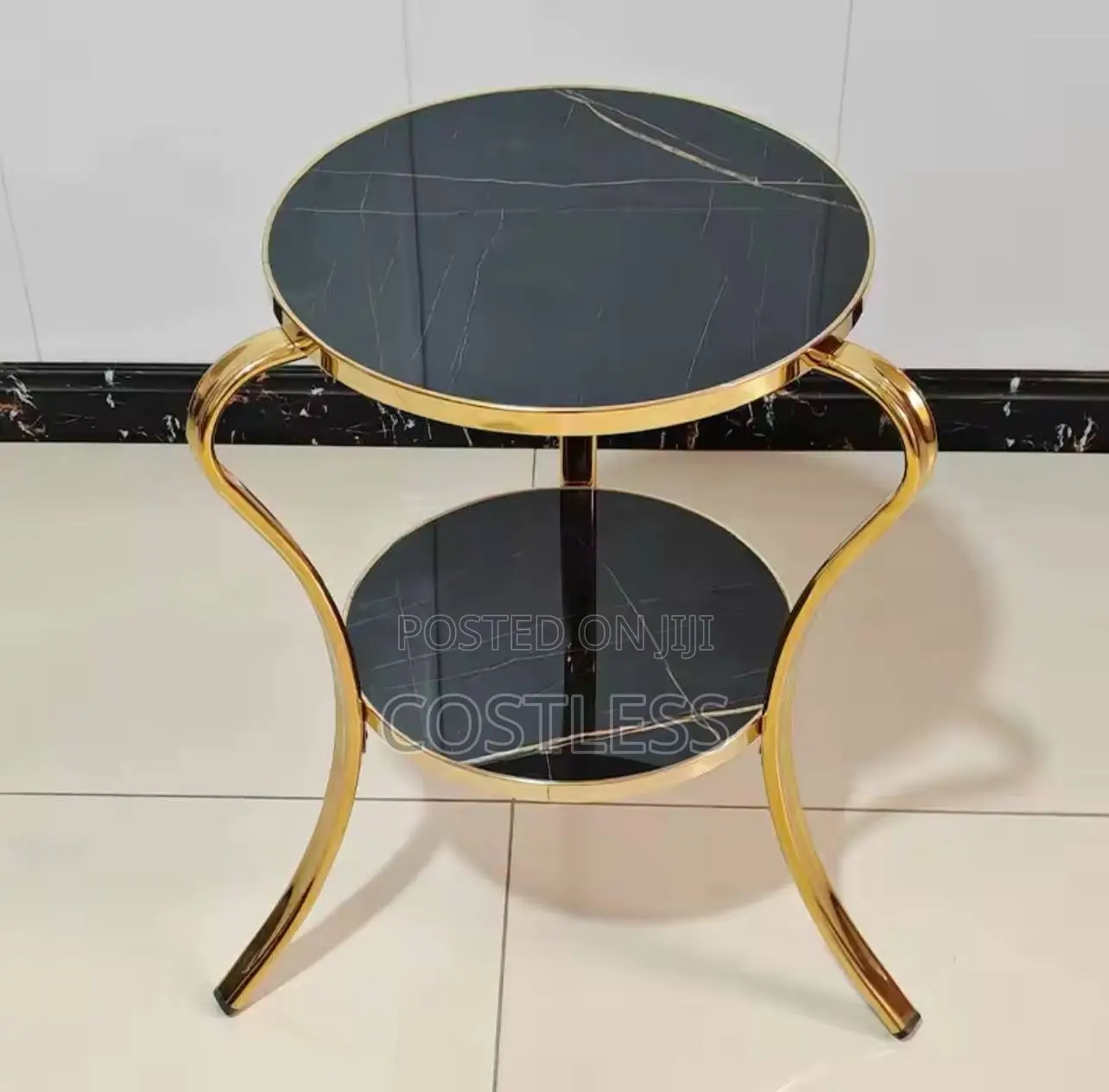 Nordic Luxury Sofa Side Table