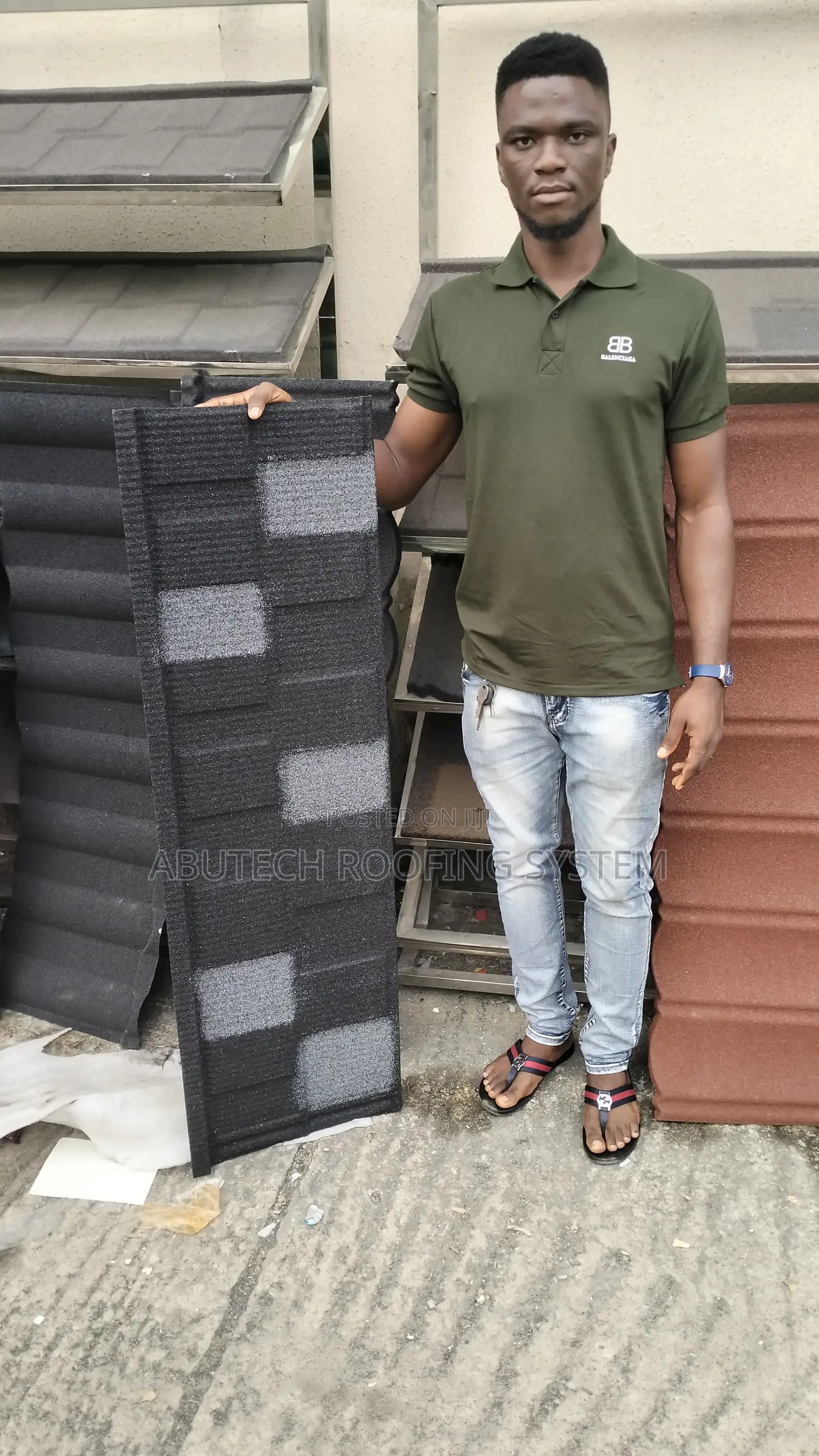 Abutech Black & White Newzealand Shingles  Gerrald Roofing Sheets