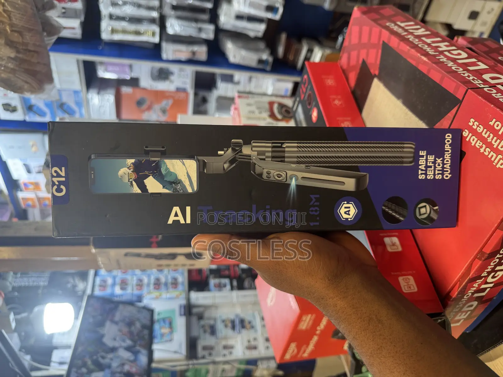 Modern Content Ai Tracking Selfie Stick Quadrupod