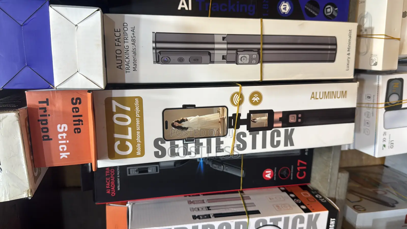 3 in 1 Selfie Stick Phone Holder