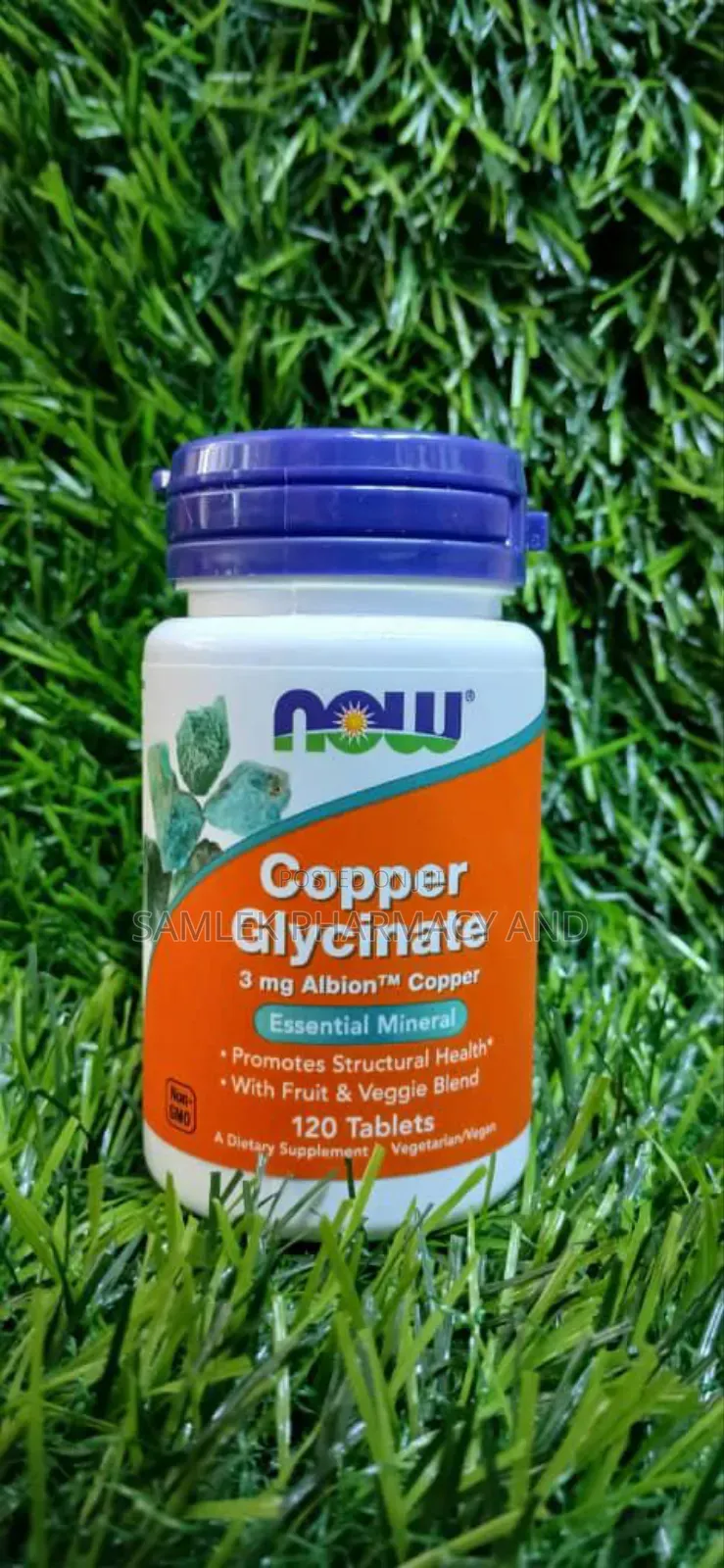 Now Copper Glycinate With, Promotes Structural Health- 120tabs