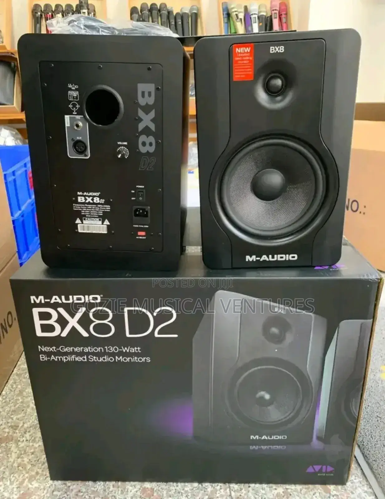 Original M- Audio Bx8 D2 Studio Monitor Speaker