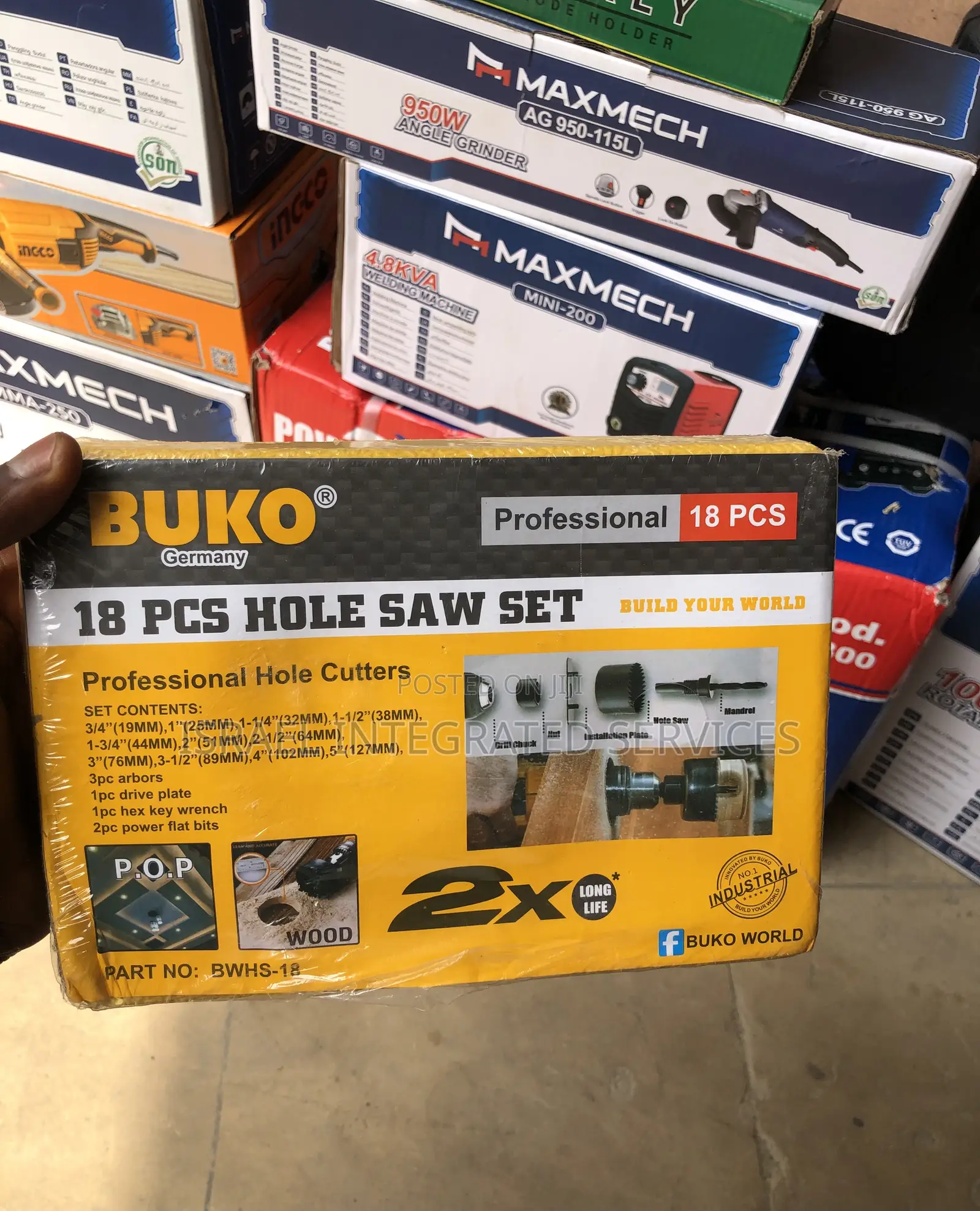 Hole Saw Set 18 Pieces