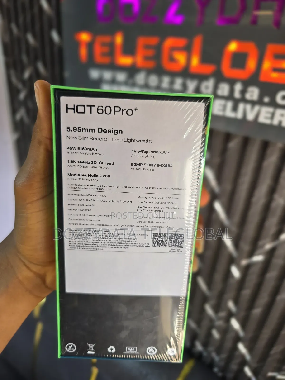 New Infinix Hot 60 Pro+ 128 GB