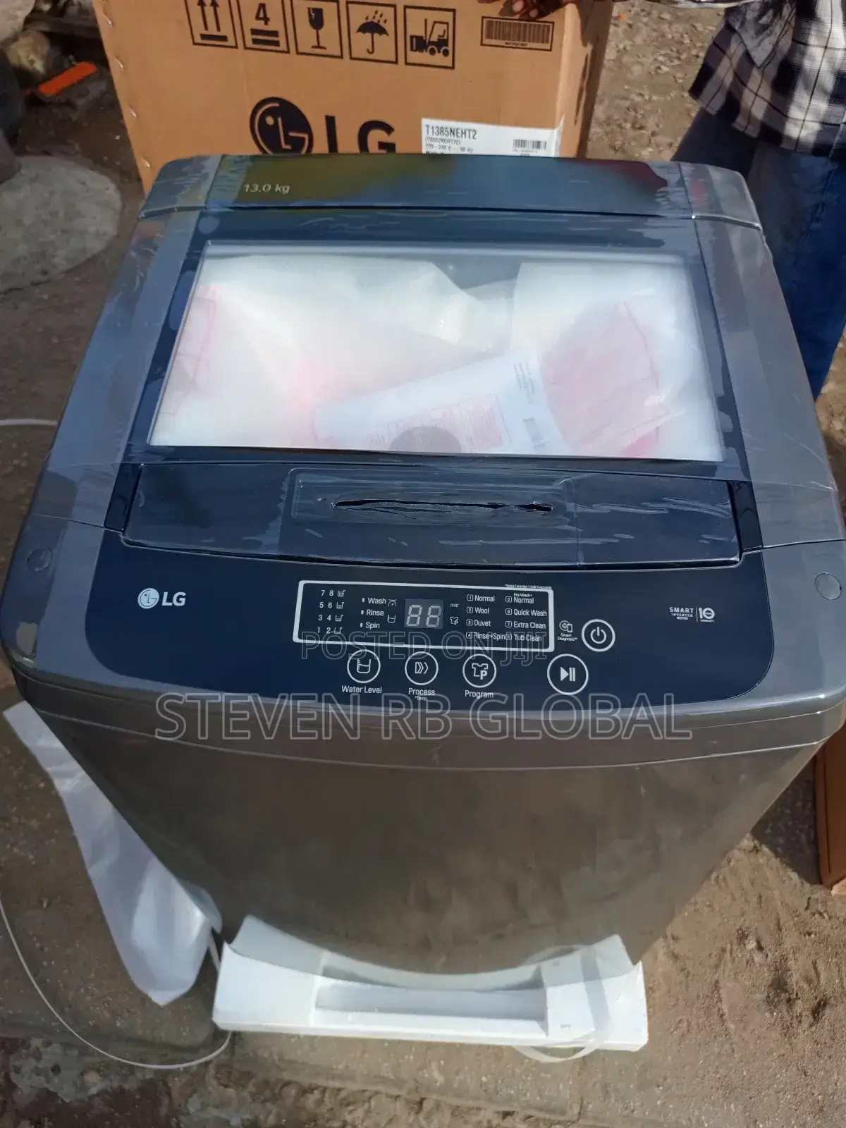 Lg 13kg Top Load Automatic Washing Machine | Wm 1385nehtg