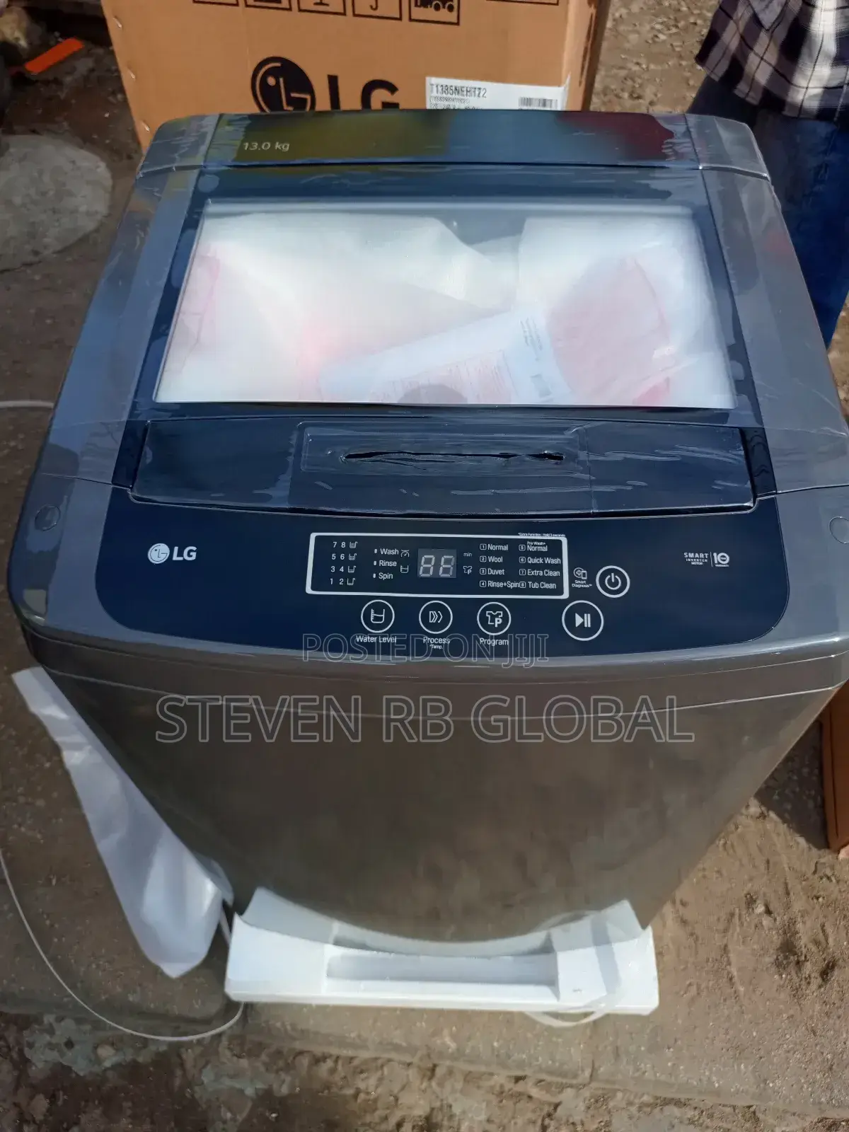 Lg 13kg Top Load Automatic Washing Machine | Wm 1385nehtg